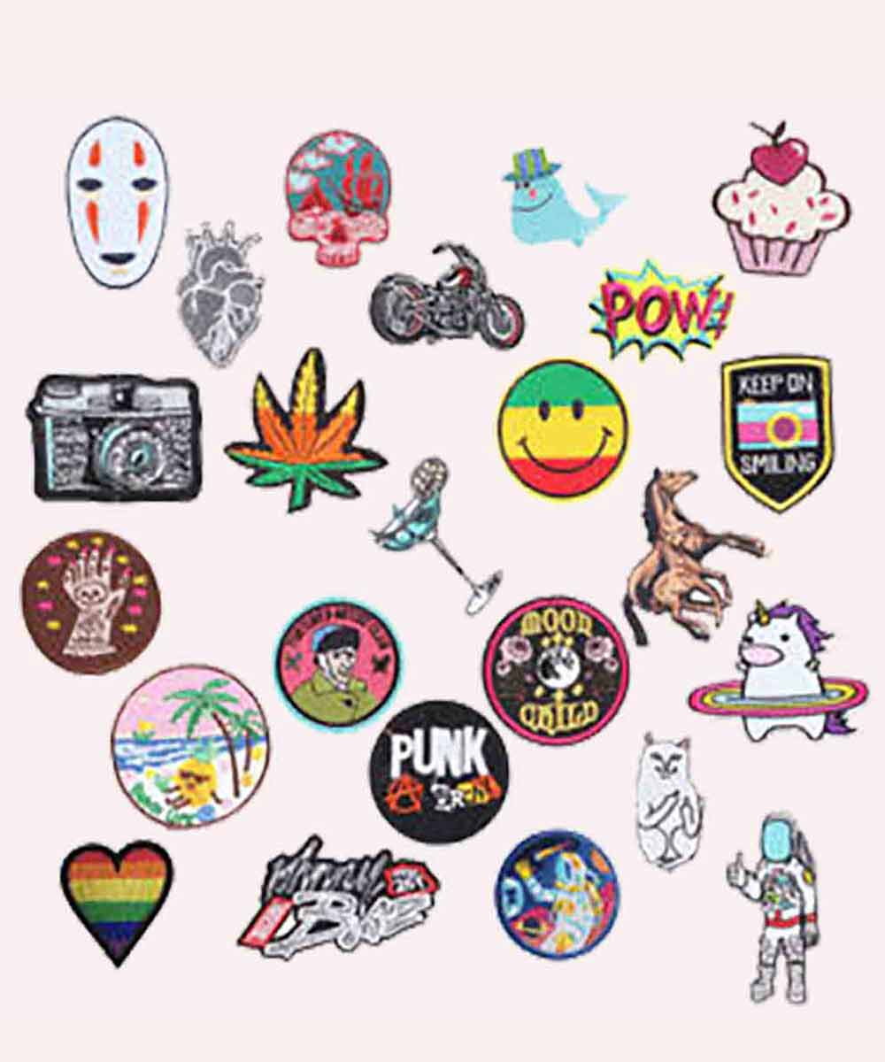 Patches, Pins & Stickers