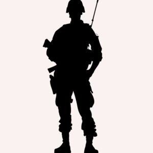 Military Stickers Silhouette